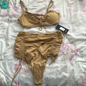 Fashion Nova Two piece high rise bathing suit